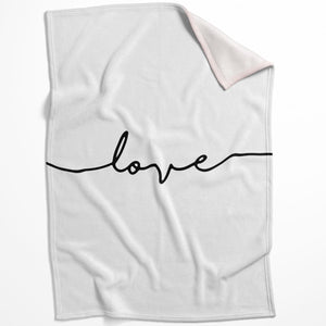 Live Laugh Love C Blanket Blanket 75 x 100cm Clock Canvas