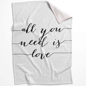 Live Simply C Blanket Blanket 75 x 100cm Clock Canvas