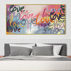 Love Multiplied Canvas Art Clock Canvas