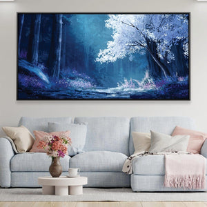 Luminous Grove Canvas Art 20 x 10in / Canvas Clock Canvas