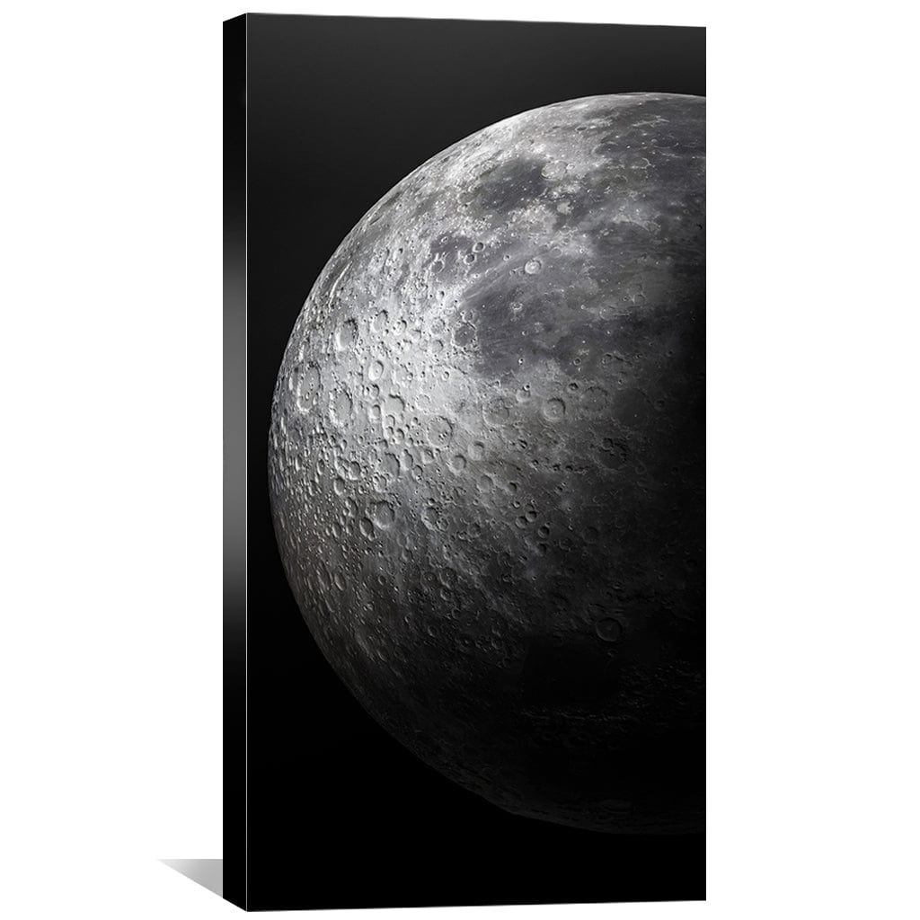 Lunar Echoes Canvas Art Clock Canvas