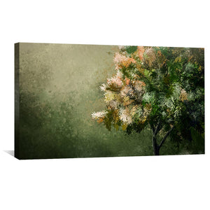 Lush Tranquility Canvas Art Clock Canvas