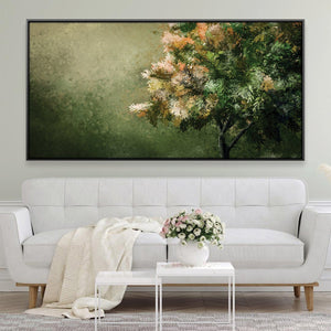 Lush Tranquility Canvas Art Clock Canvas