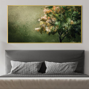 Lush Tranquility Canvas Art Clock Canvas