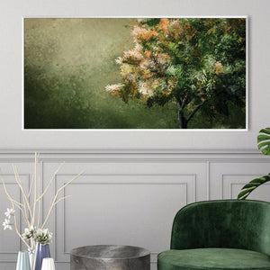 Lush Tranquility Canvas Art Clock Canvas