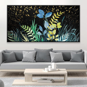 Lustrous Garden Canvas Art Clock Canvas