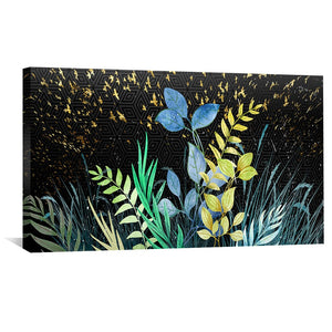Lustrous Garden Canvas Art Clock Canvas