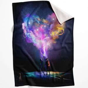 Magic Love Blanket Blanket 75 x 100cm Clock Canvas
