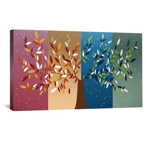 Magical Tree Canvas Art Clock Canvas