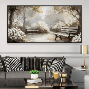 Memory Garden Canvas Art Clock Canvas