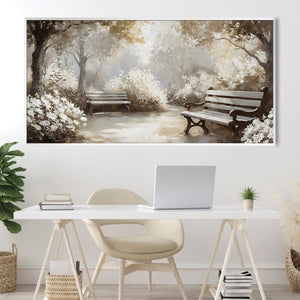 Memory Garden Canvas Art Clock Canvas