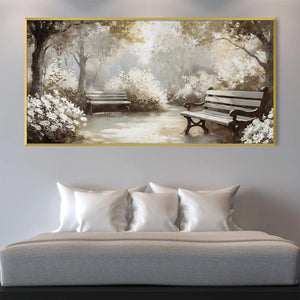 Memory Garden Canvas Art Clock Canvas
