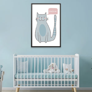 Meow Moments Canvas Art 12 x 18in / Canvas Clock Canvas