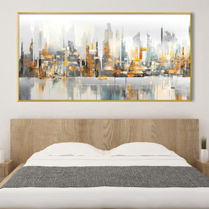 Metropolitan Reflections Canvas Art Clock Canvas