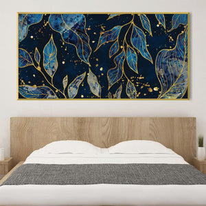 Midnight Elegance Canvas Art Clock Canvas