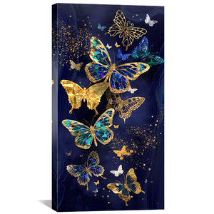 Midnight Flutter Canvas Art Clock Canvas