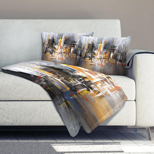 Millennium Cityscape Dream Home Bundle Bundle 2 Cushions & 1 Blanket Clock Canvas