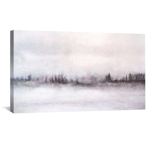 Misty Cascade Canvas Art Clock Canvas