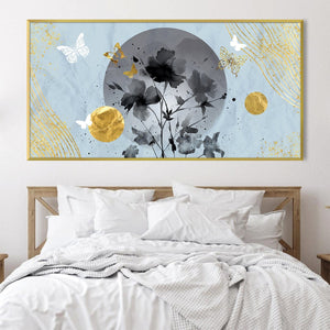 Moons Aura Canvas Art Clock Canvas