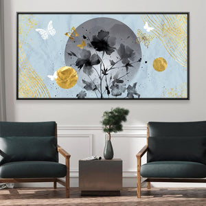 Moons Aura Canvas Art Clock Canvas