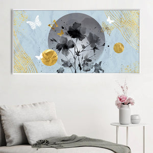 Moons Aura Canvas Art Clock Canvas