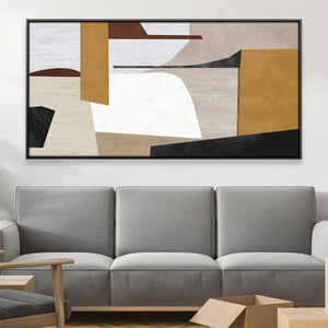 Mosaic Melody Canvas Art Clock Canvas