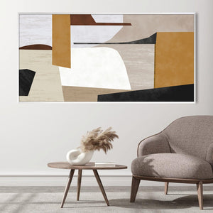 Mosaic Melody Canvas Art Clock Canvas