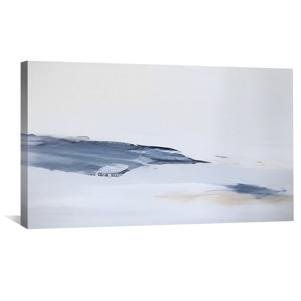 Muted Verdant Canvas Art Clock Canvas
