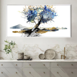 Mystic Branch Canvas Art Clock Canvas