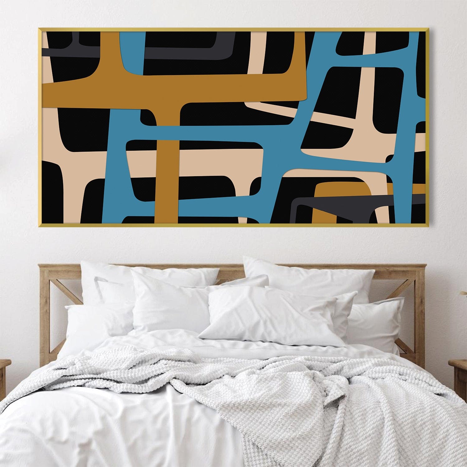 Mystic Embrace Canvas Art Clock Canvas
