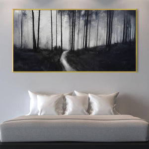Mystic Path Canvas Art Clock Canvas