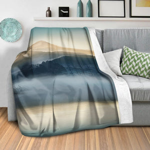 Mystic Waters Blanket Blanket Clock Canvas