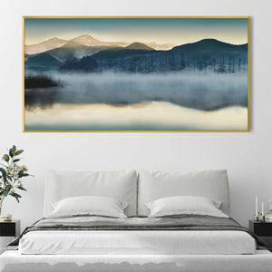 Mystic Waters Canvas Art Clock Canvas