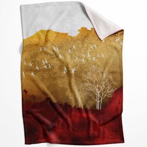 Mystical Forest A Blanket Blanket 75 x 100cm Clock Canvas