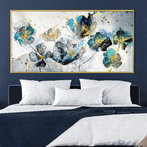 Mystical Pollen Garden Canvas Art Clock Canvas