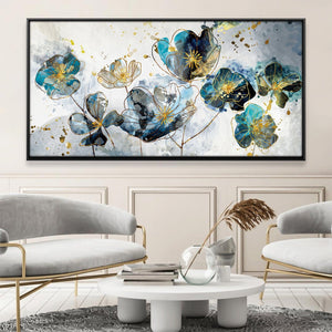 Mystical Pollen Garden Canvas Art Clock Canvas