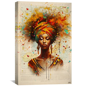 Naaomi Canvas Art Clock Canvas