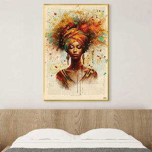 Naaomi Canvas Art Clock Canvas