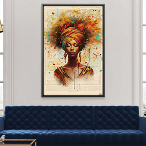 Naaomi Canvas Art Clock Canvas