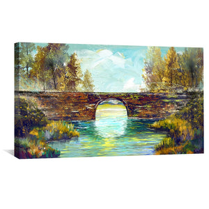 Nature's Archway Canvas Art Clock Canvas