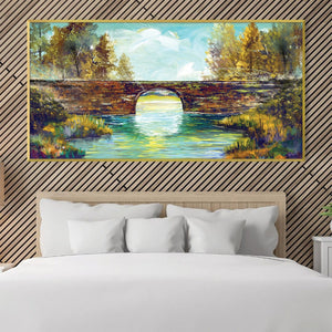 Nature's Archway Canvas Art Clock Canvas