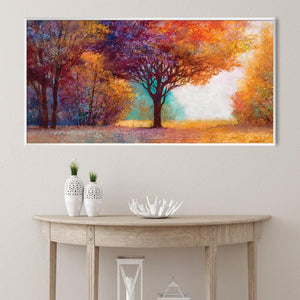 Nature's Kaleidoscope Canvas Art Clock Canvas