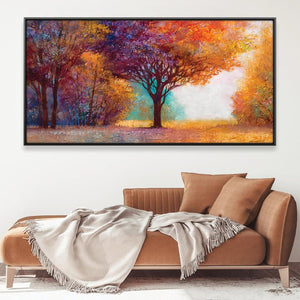 Nature's Kaleidoscope Canvas Art Clock Canvas