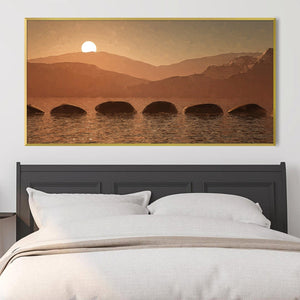 Nature's Steps Canvas Art Clock Canvas