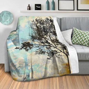 Natures Patterns Blanket Blanket Clock Canvas