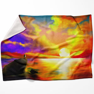 New Beginnings Blanket Blanket 75 x 100cm Clock Canvas