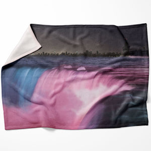 Niagara Falls Blanket Blanket 75 x 100cm Clock Canvas