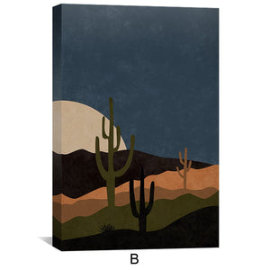 Night and Day Canvas Art Clock Canvas