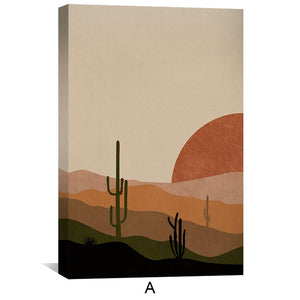 Night and Day Canvas Art Clock Canvas