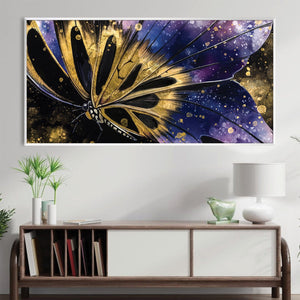 Night Sky Dancer Canvas Art Clock Canvas